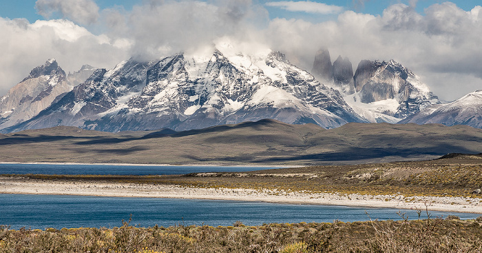 Parque nacional Torres del Paine Lago Sarmiento de Gamboa, Cordillera Paine Torres del Paine