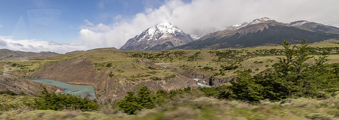 Parque nacional Torres del Paine Rio Paine Cordillera Paine Monte Almirante Nieto