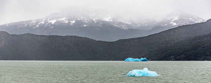 Parque nacional Torres del Paine Lago Grey: Eisberge