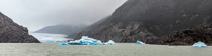 Lago Grey, Glaciar Grey mit Eisbergen Parque nacional Torres del Paine