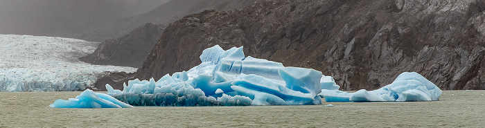 Parque nacional Torres del Paine Lago Grey, Glaciar Grey mit Eisbergen