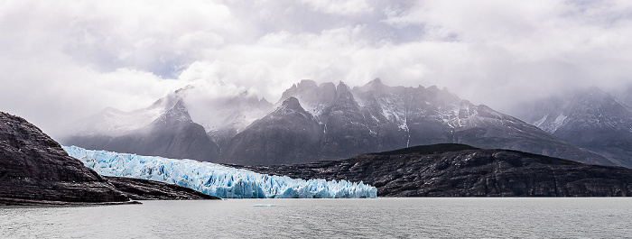 Parque nacional Torres del Paine Lago Grey, Glaciar Grey, Cerro Paine Grande