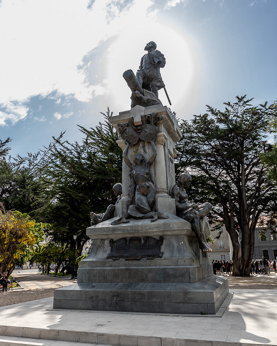 Plaza de Armas Benjamín Muñoz Gamero: Denkmal Fernando de Magallanes Punta Arenas