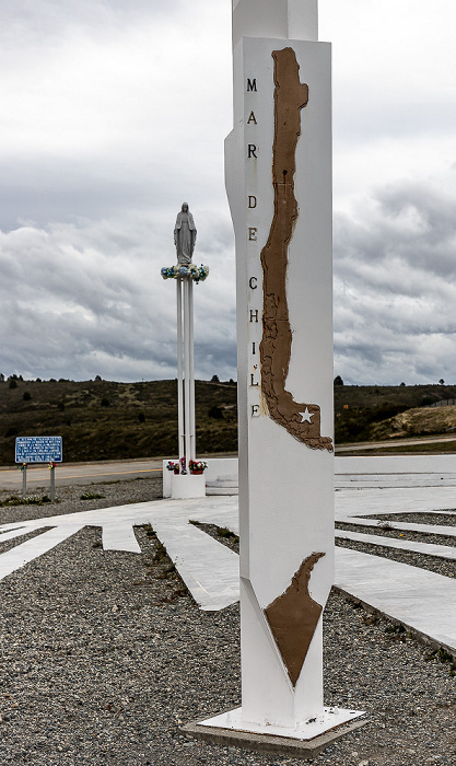 Monumento Centro Geográfico de Chile Península de Brunswick