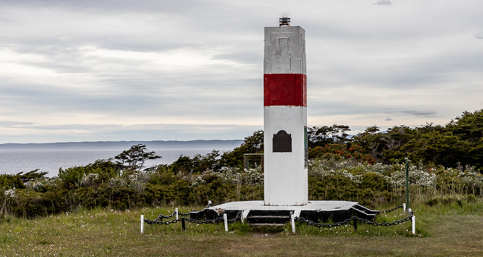 Parque del Estrecho de Magallanes O'Higgins Leuchtturm Magellanstraße