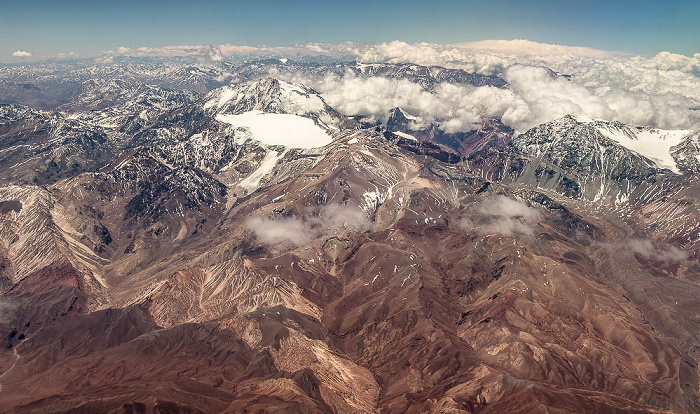 Provincia de San Juan Cordillera de la Ramada (Anden): Cerro Mercedario 2022-12-01 Flug IBE6830 Santiago de Chile (SCL/SCEL) - Madrid-Barajas (MAD/LEMD) Luftbild aerial photo