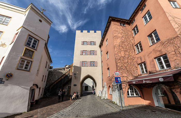 Altstadt: Ledererzeile, Stadttor Wasserburg am Inn