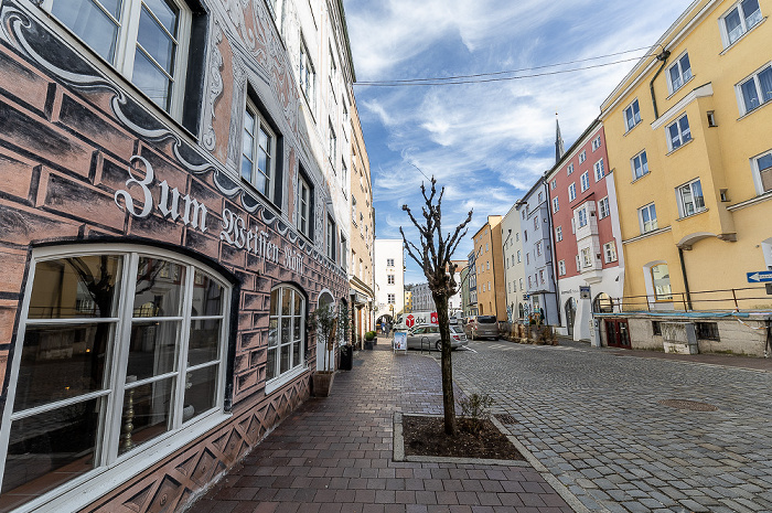 Wasserburg am Inn Altstadt: Herrengasse Restaurant Zum Weissen Rössel