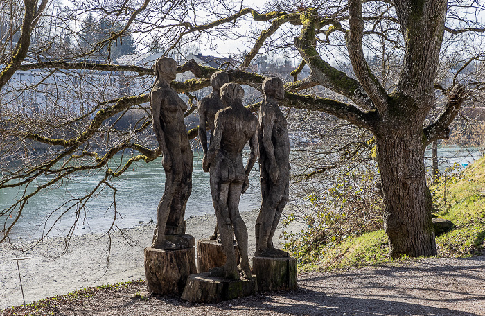 Otto-Geigenberger-Weg (Skulpturenweg), Inn Wasserburg am Inn