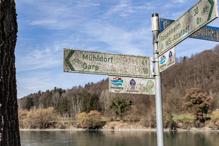 Otto-Geigenberger-Weg (Innradweg, Benediktweg), Inn Wasserburg am Inn