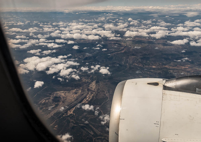 Castilla-La Mancha 2023-03-24 Flug IBE3191 München Franz Josef Strauß (MUC/EDDM) - Madrid-Barajas (MAD/LEMD) Luftbild aerial photo