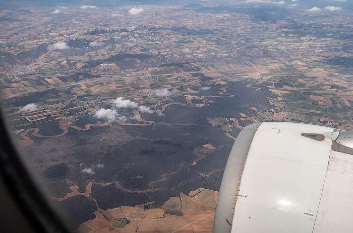 Castilla-La Mancha 2023-03-24 Flug IBE3191 München Franz Josef Strauß (MUC/EDDM) - Madrid-Barajas (MAD/LEMD) Autovía del Nordeste A-2 Luftbild aerial photo