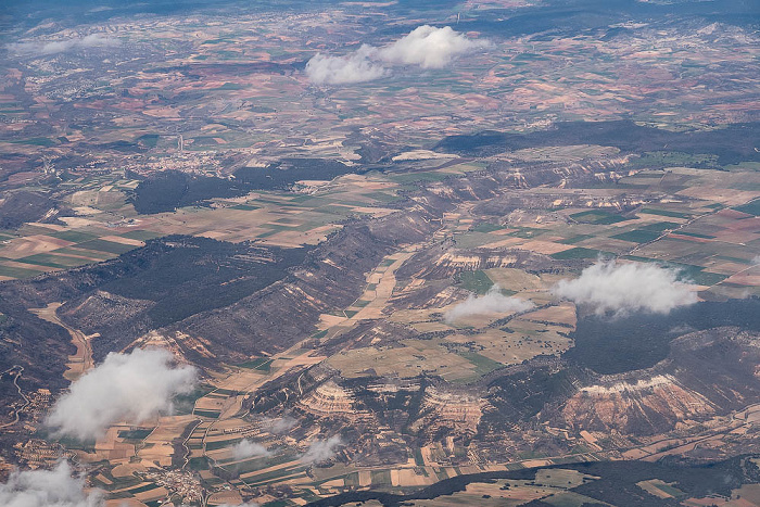 Castilla-La Mancha 2023-03-24 Flug IBE3191 München Franz Josef Strauß (MUC/EDDM) - Madrid-Barajas (MAD/LEMD) Utande Luftbild aerial photo