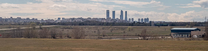 Madrid Cuatro Torres Business Area 2023-03-24 Flug IBE3191 München Franz Josef Strauß (MUC/EDDM) - Madrid-Barajas (MAD/LEMD)