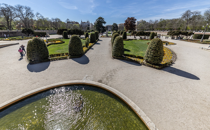 Madrid Parque del Retiro: Jardín del Parterre