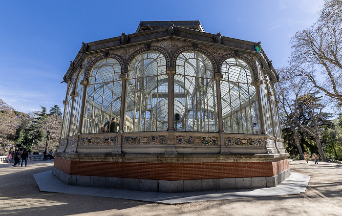 Madrid Parque del Retiro: Palacio de Cristal del Retiro