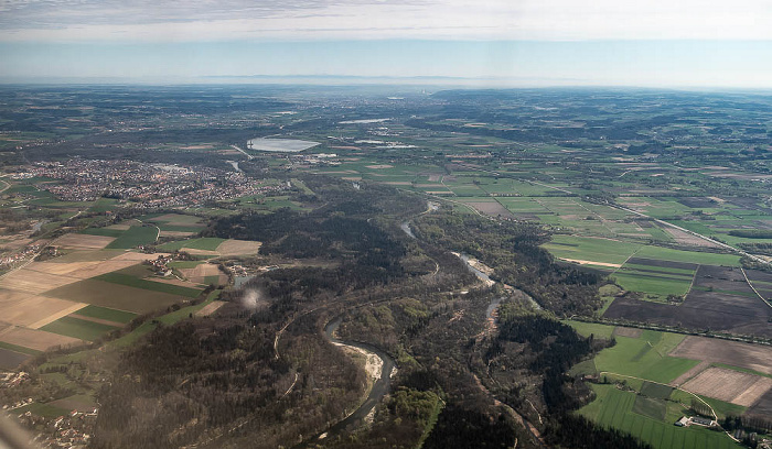 Bayern - Landkreis Freising: Isar, Isarauen zwischen Hangenham und Moosburg Landkreis Freising