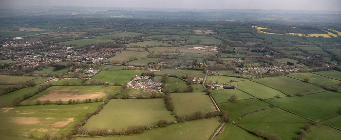 Großbritannien 2023-04-22 Flug EZY8638 München Franz Josef Strauß (MUC/EDDM) - London Gatwick (LGW/EGKK) Luftbild aerial photo