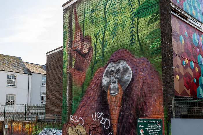 Brighton The Lanes: Middle Street - Street Art