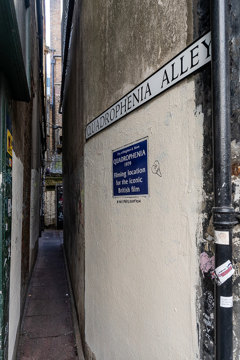 Brighton The Lanes: Quadrophenia Alley