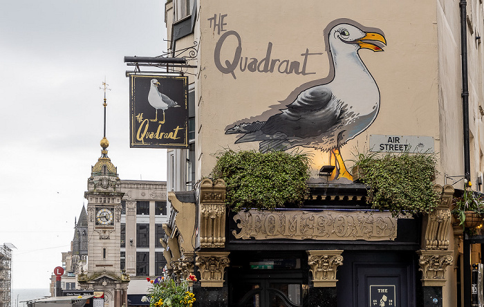 Brighton Queen's Road / Air Street: The Quadrant Jubilee Clock Tower