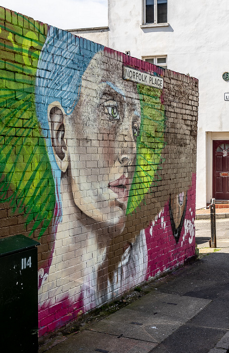 Brighton Norfolk Place: Street Art