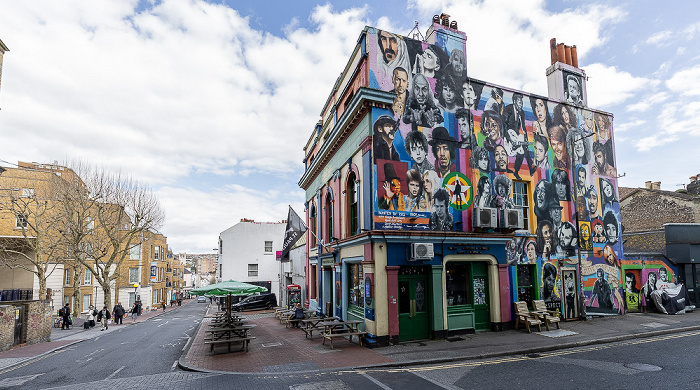 Brighton North Laine: Trafalgar Street / Frederick Place - The Prince Albert