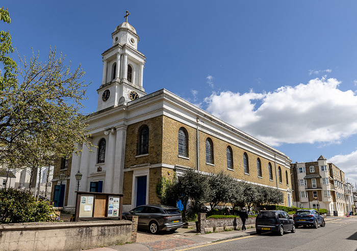 Kemp Town: St Georges Road - St George's Church Brighton