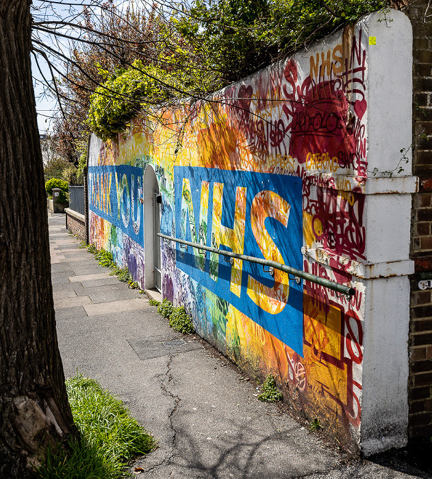 Brighton Kemp Town: Abbey Road - Street Art