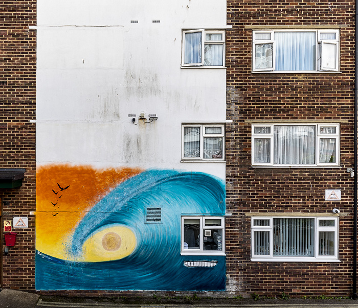 Kemp Town: Eastern Road - Street Art Brighton
