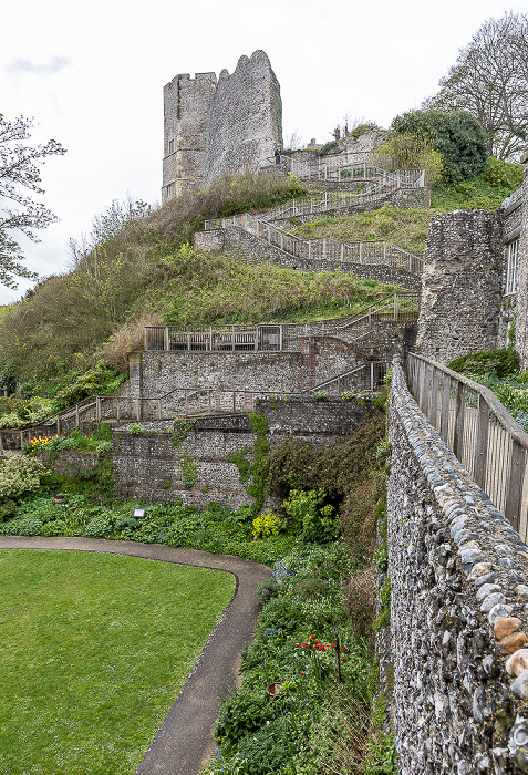 Lewes Castle: Gun Garden, Shell Keep Lewes