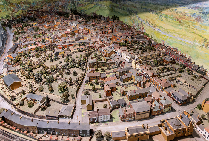 Barbican House Museum: Stadtmodell von Lewes Lewes