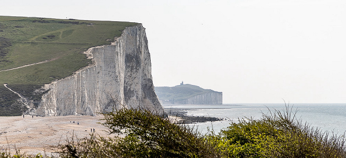 Vanguard Way, Cuckmere Valley, Seven Sisters, Ärmelkanal (English Channel) South Downs National Park