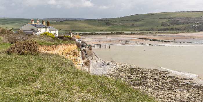 Vanguard Way, Cuckmere Valley, Coastguards' Cottages South Downs National Park