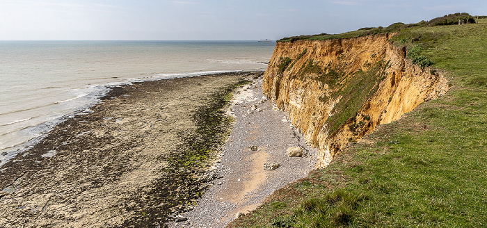 Vanguard Way, Klippen, Ärmelkanal (English Channel) South Downs National Park