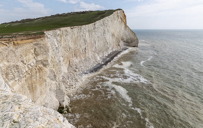 Vanguard Way, Klippen, Ärmelkanal (English Channel) South Downs National Park