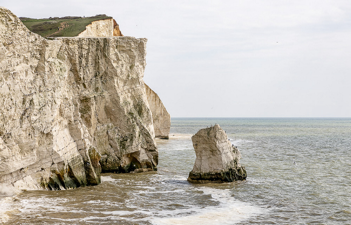 Vanguard Way, Klippen, Ärmelkanal (English Channel) South Downs National Park