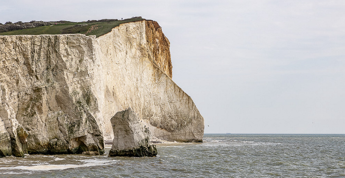 Vanguard Way, Klippen, Ärmelkanal (English Channel) South Downs National Park