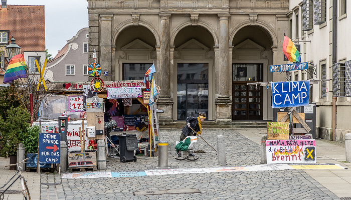 Rathausplatz: Klimacamp Augsburg