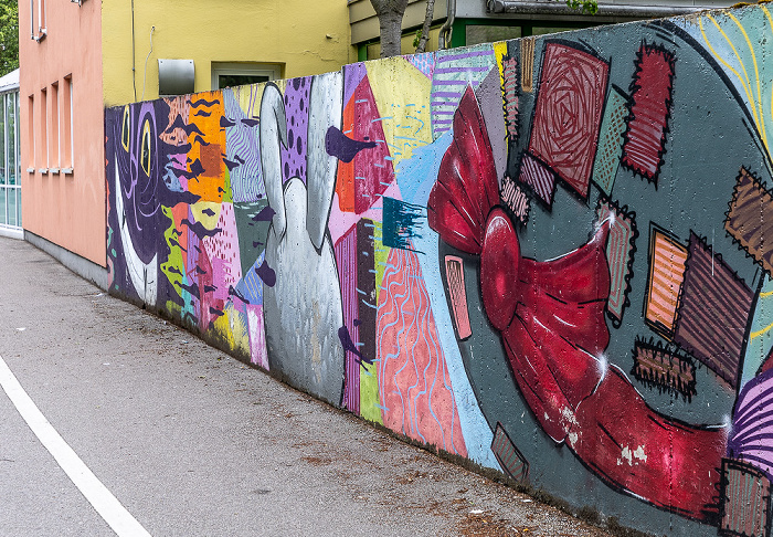 Augsburg Unterer Graben: Street Art