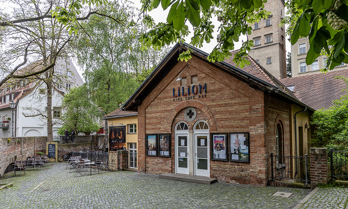 Augsburg Bei den Sieben Kindeln: Liliom Filmtheater (Unteres Wasserwerk) Unterer Brunnenturm