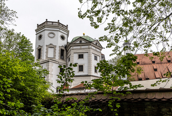 Augsburg Wasserwerk am Roten Tor: Großer Wasserturm, Oberes Brunnenmeisterhaus