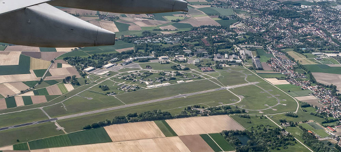 Bayern - Landkreis Erding: Fliegerhorst Erding, Erding 2023-05-28 Flug THY1630 München Franz Josef Strauß (MUC/EDDM) - Istanbul Airport (IST/LTFM) Luftbild aerial photo