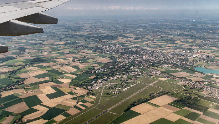 Bayern - Landkreis Erding: Fliegerhorst Erding, Erding 2023-05-28 Flug THY1630 München Franz Josef Strauß (MUC/EDDM) - Istanbul Airport (IST/LTFM) Kronthaler Weiher Luftbild aerial photo