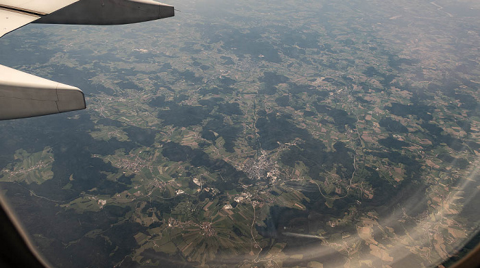 Bayern - Landkreis Freyung-Grafenau 2023-05-28 Flug THY1630 München Franz Josef Strauß (MUC/EDDM) - Istanbul Airport (IST/LTFM) Luftbild aerial photo