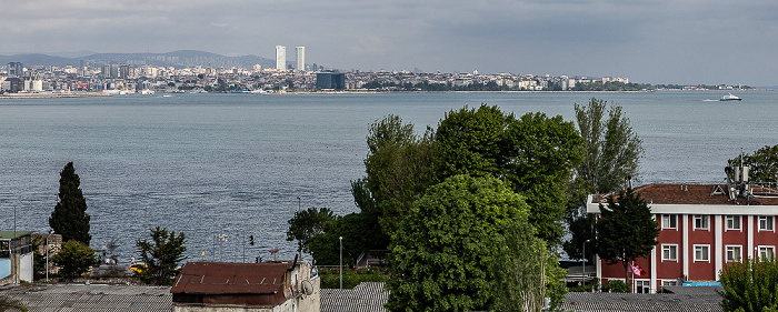 Blick vom Saba Sultan Hotel: Bosporus, Kadıköy Istanbul