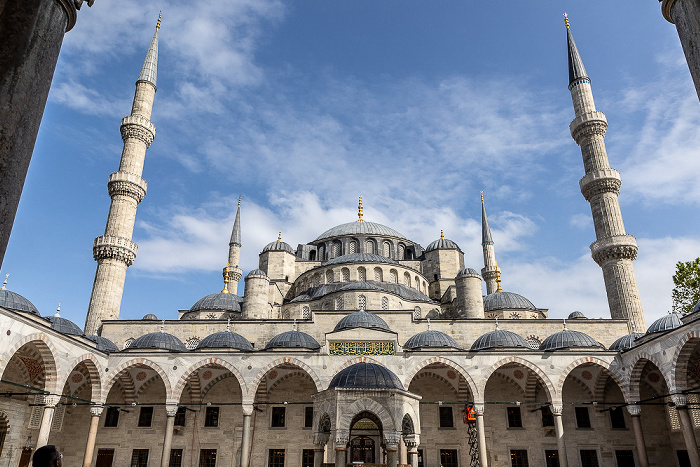 Istanbul Blaue Moschee (Sultan-Ahmed-Moschee) Welterbe Historische Bereiche von Istanbul