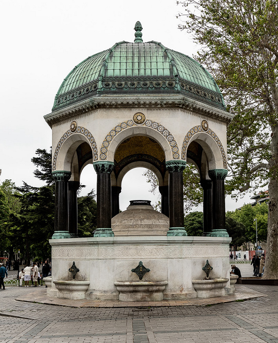 Istanbul Hippodrom (Sultan-Ahmed-Platz): Deutscher Brunnen Welterbe Historische Bereiche von Istanbul