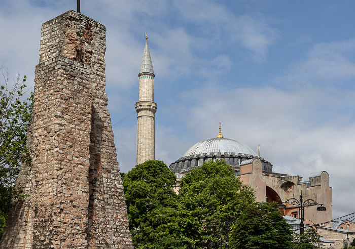 Istanbul Divanyolu Caddesi Hagia Sophia Welterbe Historische Bereiche von Istanbul