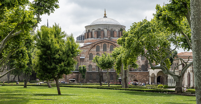 Topkapı-Palast: Erster Hof mit der Hagia Irene Istanbul